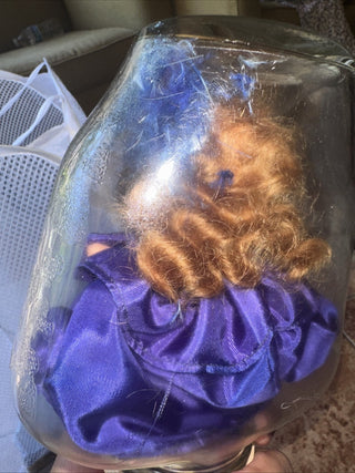 Dolls with a story dolls in jar Red head Dollcraft Santa Clara,CA #62 VV MTS|75505