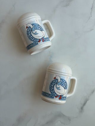 Vintage B+D Geese with Ribbon Salt + Pepper Shaker|96492