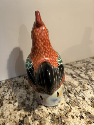Antique Asian Rooster Figurine  MTS
