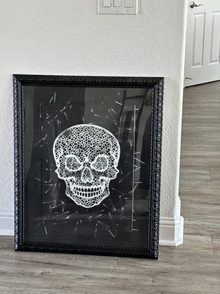 Framed Skull Painting MTS|116289