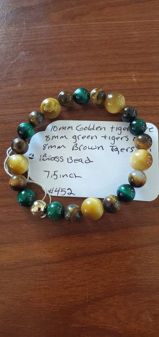 Bracelet #452 golden tigers eye