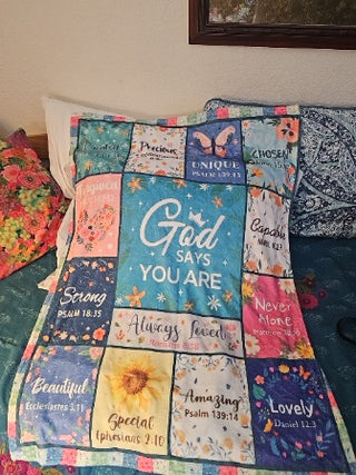 Faith Lap Blanket for work, car, etc