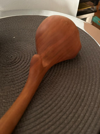 Hand Turned Cherrywood Ladle MTS