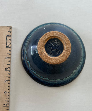 MCM pottery  blue green bowl|71967