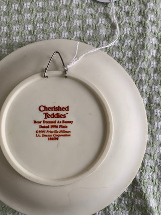 Cherished Teddies Easter Plate 1996 MTS