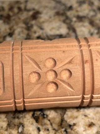 Carved Spring Cookie Rolling Pin   MTS