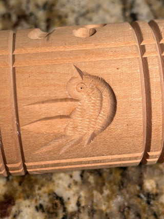 Carved Spring Cookie Rolling Pin   MTS