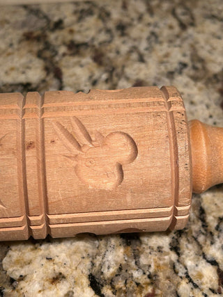 Carved Spring Cookie Rolling Pin   MTS