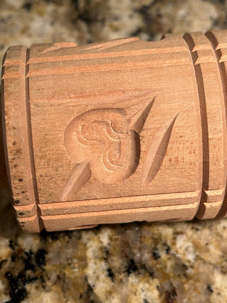 Carved Spring Cookie Rolling Pin   MTS