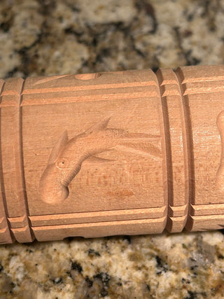 Carved Spring Cookie Rolling Pin   MTS