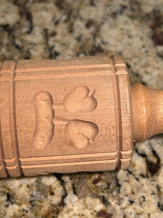 Carved Spring Cookie Rolling Pin   MTS