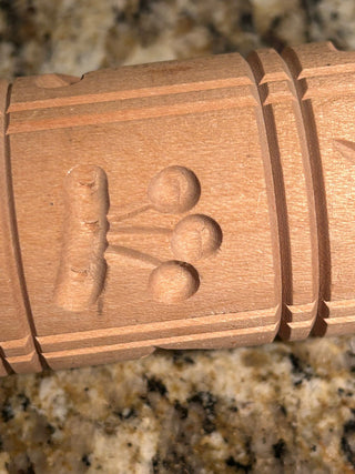 Carved Spring Cookie Rolling Pin   MTS