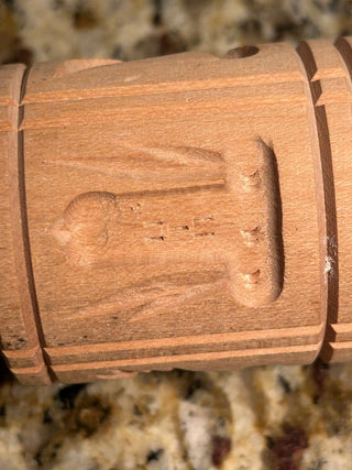 Carved Spring Cookie Rolling Pin   MTS