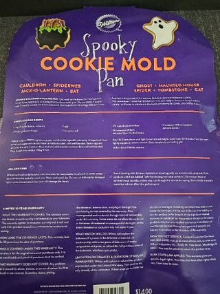 MTS-RM826-Spooky cookie mold pan