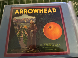 Arrowhead Authentic Citrus Farm Crate Label EC005-50 MTS|100173