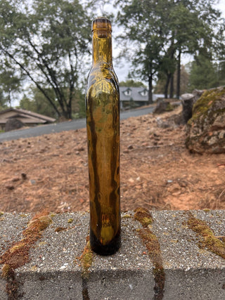 #89 Vintage Amber Bottle Made in Spain GCC MTS|112328
