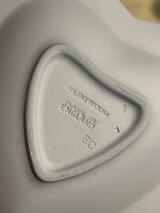 4.5" Vtg Blue Wedgewood Jasperware Heart Dish, Each--SP RCD