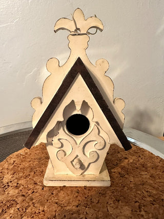 Bird House Wood Fleur Steeple MTS