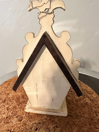 Bird House Wood Fleur Steeple MTS
