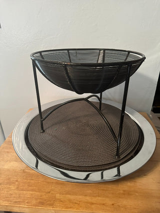 Basket Standing Wire Black MTS|87534