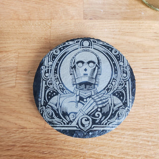 Slate Coaster - Nouveau C3PO RSV