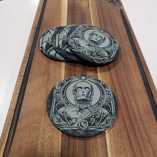 Slate Coaster - Nouveau C3PO RSV
