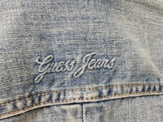 Vtg Y2K Guess Jeans Cropped Denim Jacket Small - MTS|111328