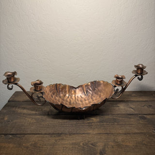 Vintage Gregorian Copper Centerpiece Candleholder MTS|122630