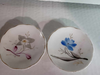 2 tiny flower print plate|37151