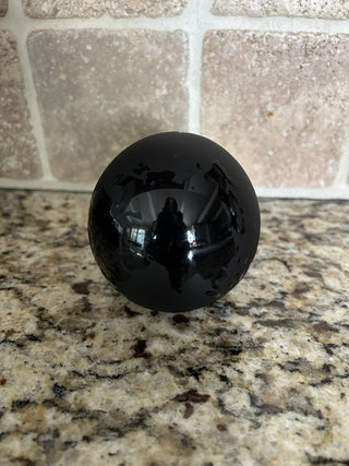Paperweight, Black Globe   MTS|95973
