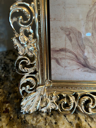 Decorative Gold Frame, 8x10”    MTS