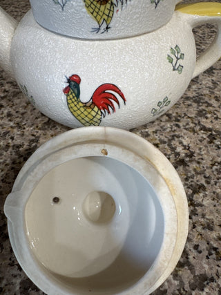 AJ - Vintage Rooster Teapot Set MTS|63505