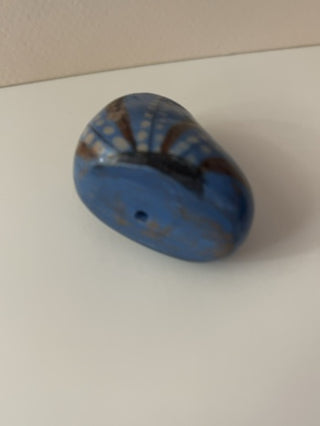 Small Tonala Mexico Style Ceramic Owl