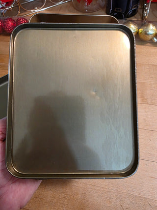 MTS Sweet Square Treat Basket Tin w/Handles|124248