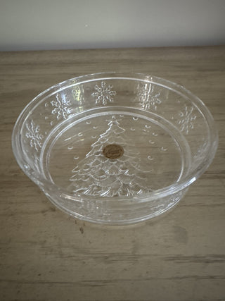AJ - Crystal Round Christmas Tree Bowl MTS|129172