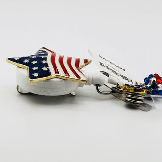 Patriotic Star Retractable Badge Holder|76201