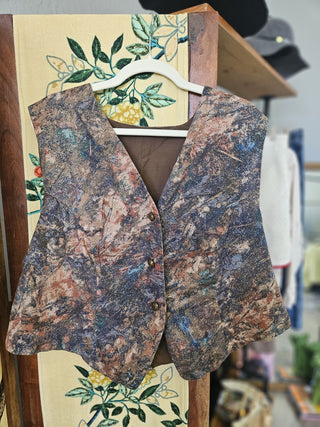 Vtg Speckled Vest- L/XL MTS|94473