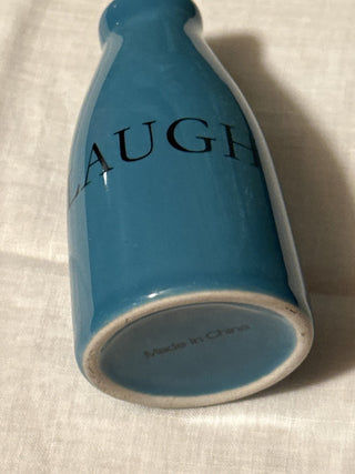 Small blue bottle "Laugh". #SM. RCD|75192