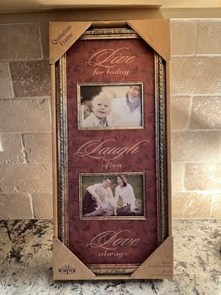 Quotation Picture Frame for 2 Photos RCD
