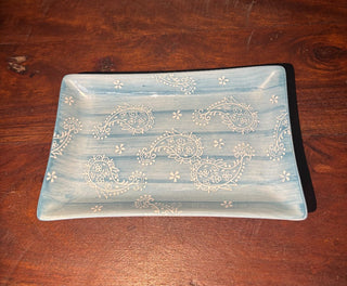 Floral Ceramic Trinket Tray NM MTS