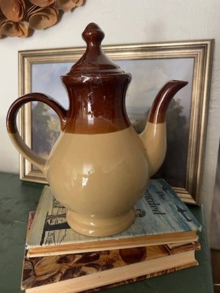 Vintage pottery tea pot