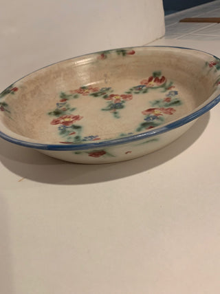 Vntg Clouds pie dish 12”|150173