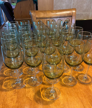 Large Green Wine Glass. RSV|109698