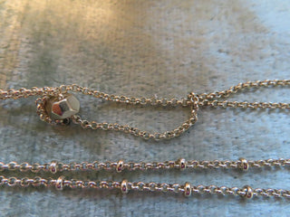 Sliver tone silder necklace RCD