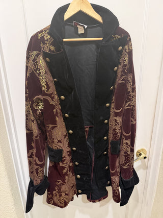 Charades Royal Brocade Jacket 1X VV MTS