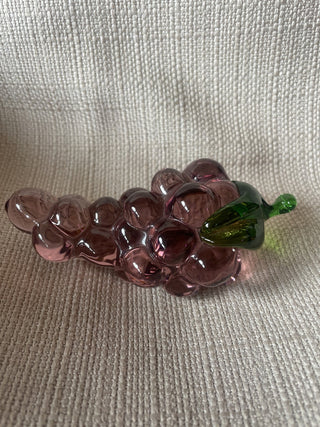 Vtg.Hand Blown Glass Grape|68626