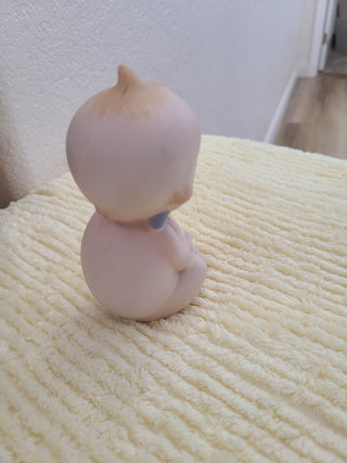 Lefton Kewpie Piano Baby Bisque Porcelain Figurine RCD|85946
