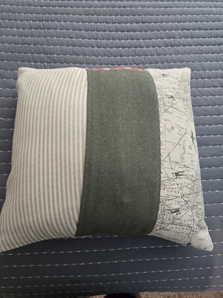 16x16 Prayer/Journal Pillow (maps)-RCD