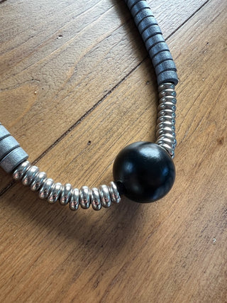 Finnish Aarikka Statement Necklace|113874