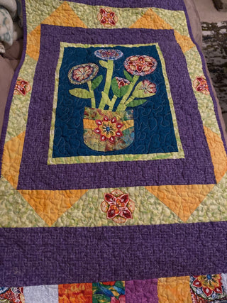 Hand made quilted table runner double sided|68250